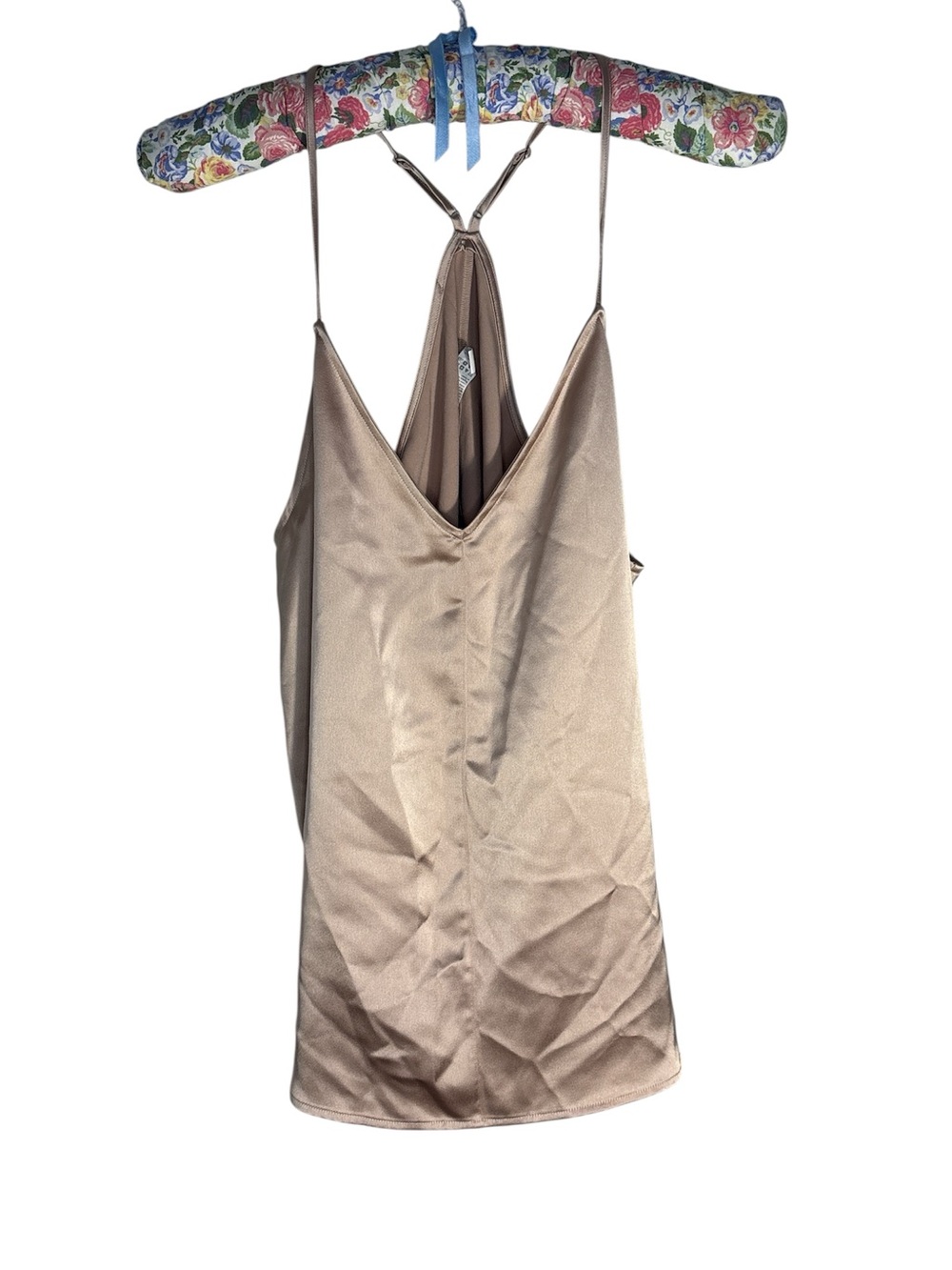 SPANX V-neck Racerback Cami Paradise Sand Size X Large Layering Career Suiting